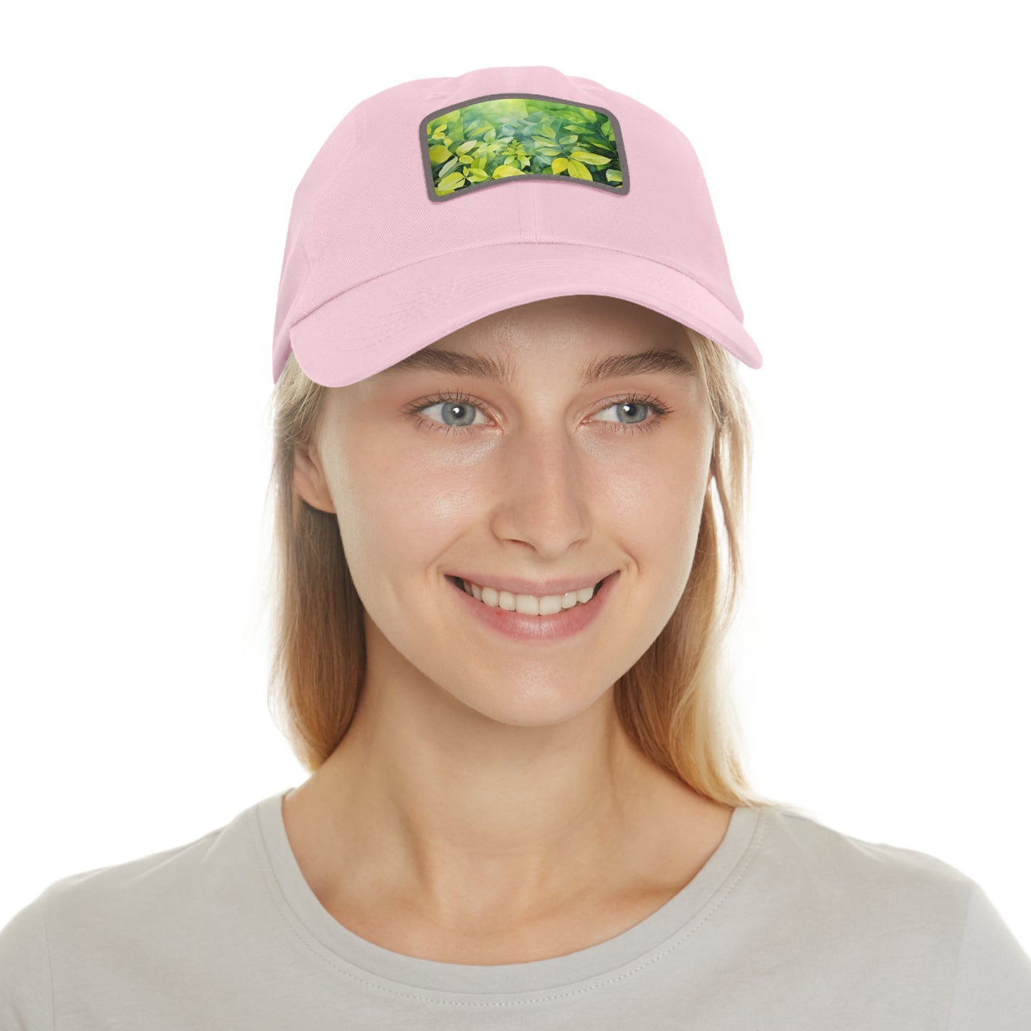 Summer Breeze Watercolor Foliage Cap