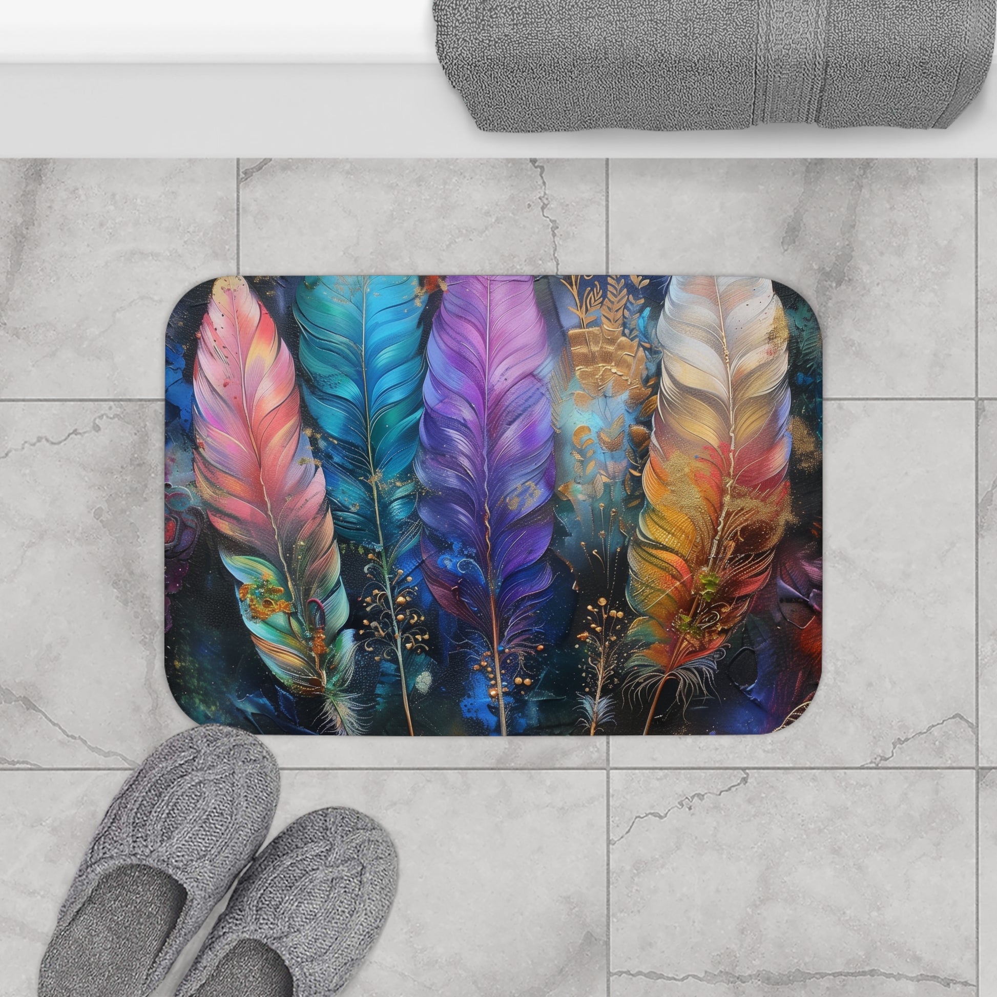 Bohemian Spirit Bath Mat | Bath Mats | Bath, Bathroom, Home & Living, Indoor, Sublimation | Prints with Passion