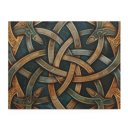 "Beautiful Celtic Knot Puzzle for Mindful Relaxation"