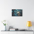 Mystical Wind Chimes Glowing in Night (Edition II) — Canvas Wall Art — Kiln-Dried Pine Frame & Ready-to-Hang Back View