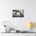 Mystic Monk Opening Cosmic Gate — Canvas Wall Art — Kiln-Dried Pine Frame & Ready-to-Hang Back View