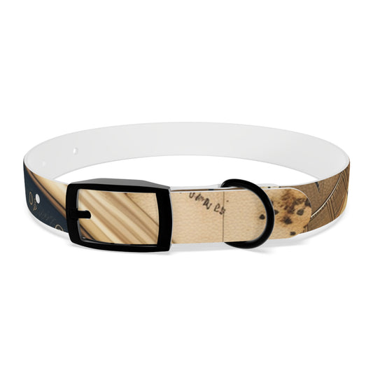 Wanderlust Dog Collar: Vintage Maps