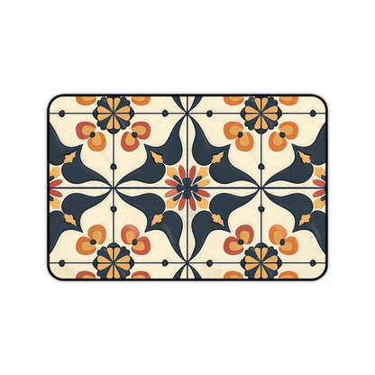 "Artisan Tiles Desk Mat - Stylish and durable workspace accessory with timeless beauty"