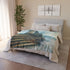 Crystal Tide Sweeping over Ruins Plush Fleece Throw Blanket