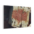 Canyon Walls with Ancient Digital Glyphs Stretched Canvas Wall Art