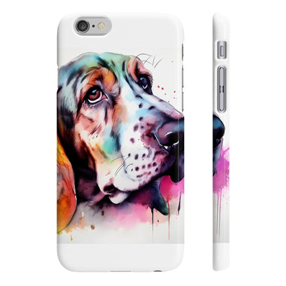 Basset Hound Charm:Long-Eared Cutie Phone Case | Phone Case | Accessories, Glossy, iPhone Cases, Matte, Phone Cases, Samsung Cases, Slim | Prints with Passion