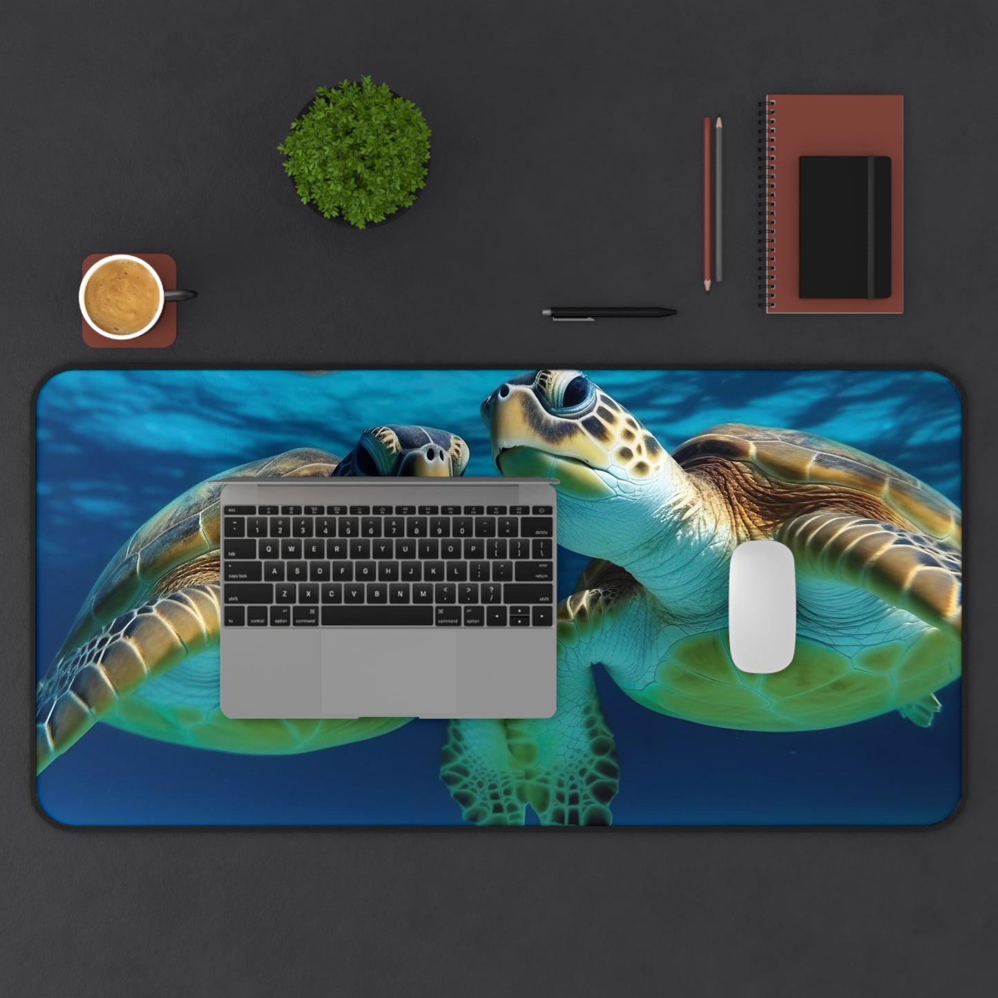 Turtle Paradise Desk Mat