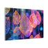 Dreamscape with Levitating Neon Leaves (Edition II) — Canvas Wall Art — Product Detail View 6