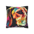 Cute Beagle (Edition II) — 40×40 Cushion Cover — Front 40×40 cm Square Cushion View