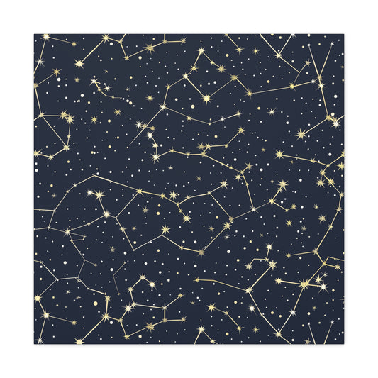 Celestial Wonder Canvas: Starry Night Sky | Canvas | Art & Wall Decor, Canvas, Fall Picks, Hanging Hardware, Home & Living, Indoor, Top Spring Products, Valentine's Day promotion | Prints with Passion