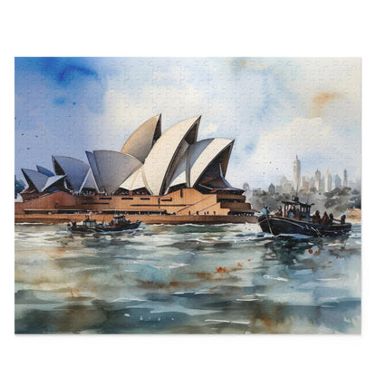 "Sydney Opera House Puzzle - Discover iconic architecture in this captivating jigsaw"