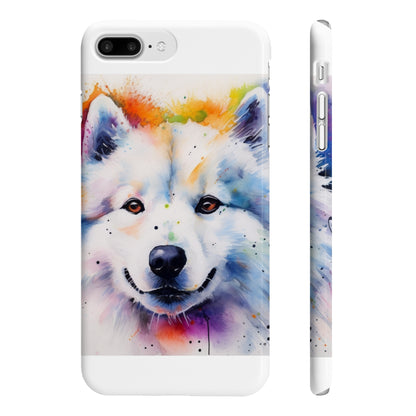 Samoyed Charm: Happy Pup Phone Case