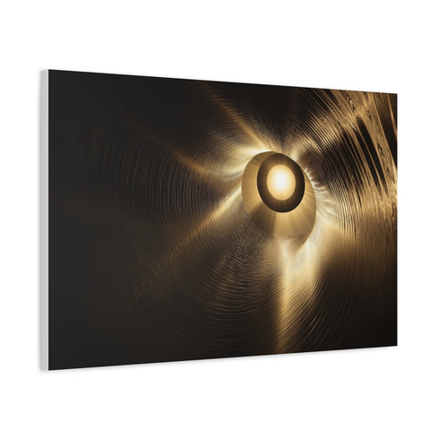 Solar Eclipse Casting Fractal Shadows — Canvas Wall Art — Product Detail View 6