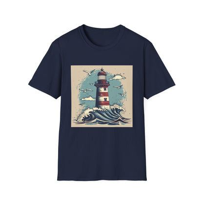 Beacon of Resilience: A Hand-Drawn Lighthouse Journey