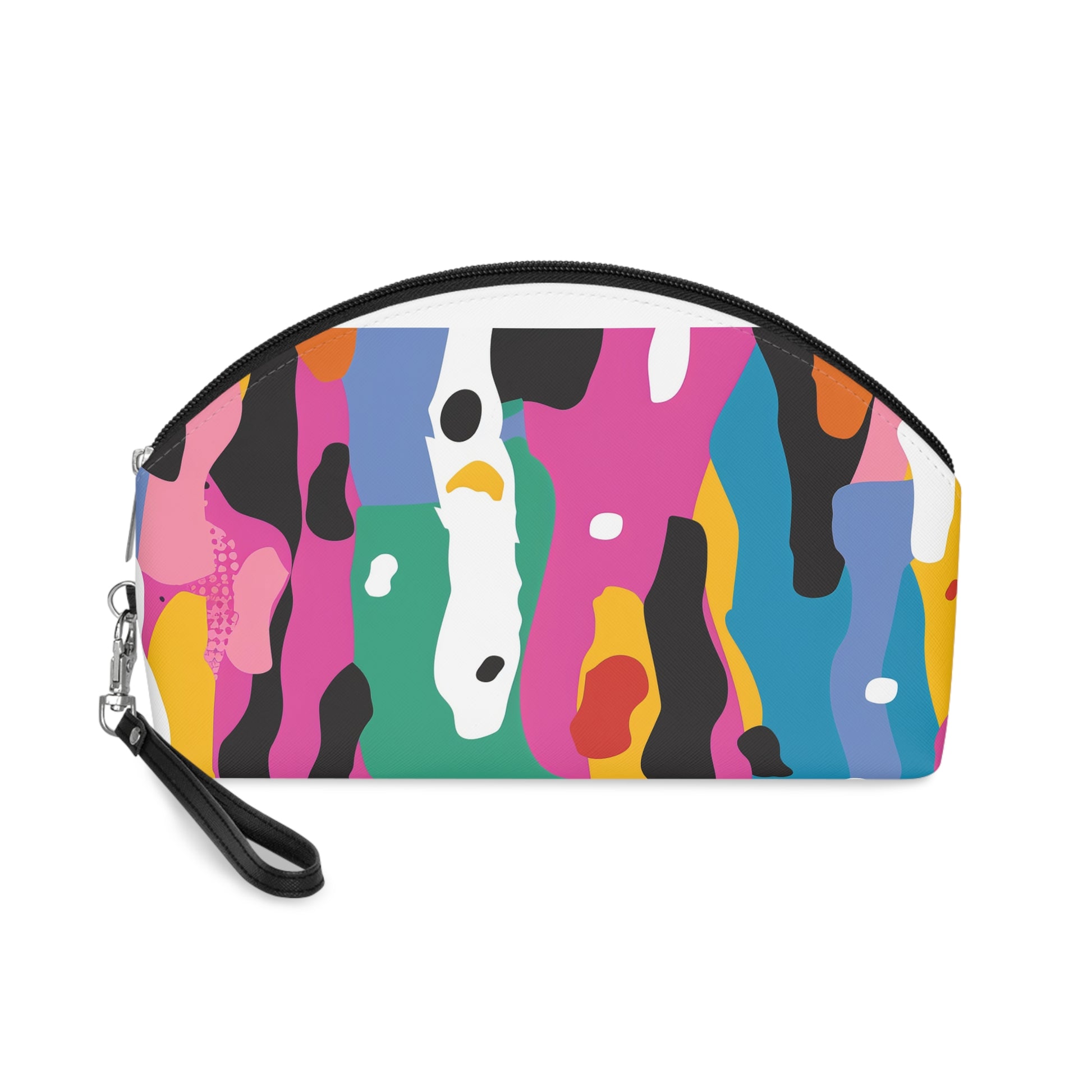 Vibrant Abstract Makeup Bag | Makeup Bag | Accessories, All Over Print, AOP, Cosmetics, Pouches, Sublimation, Travel Accessories, With zipper | Prints with Passion