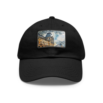 Parisian Charm Louvre Watercolor Cap