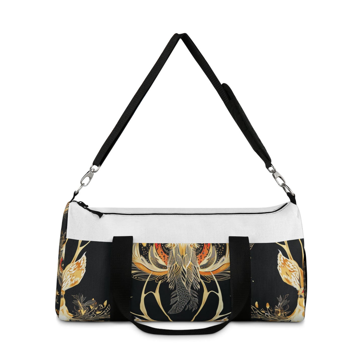 Jackalope Pattern Duffel Bag