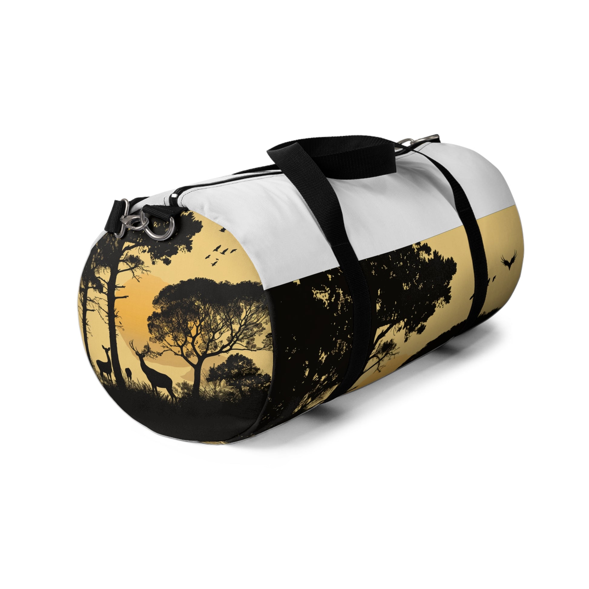 Wildlife Deer Silhouette Duffel Bag | Duffle Bags | Accessories, All Over Print, AOP, Assembled in the USA, Assembled in USA, Bags, Duffle, Made in the USA, Made in USA | Prints with Passion