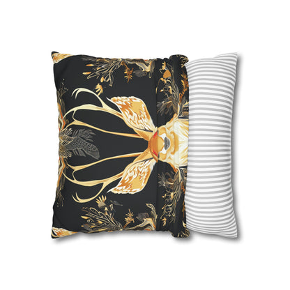 "Whimsical Jackalope Pillowcase - Mythical Creatures Design for Stylish Bedroom Decor"