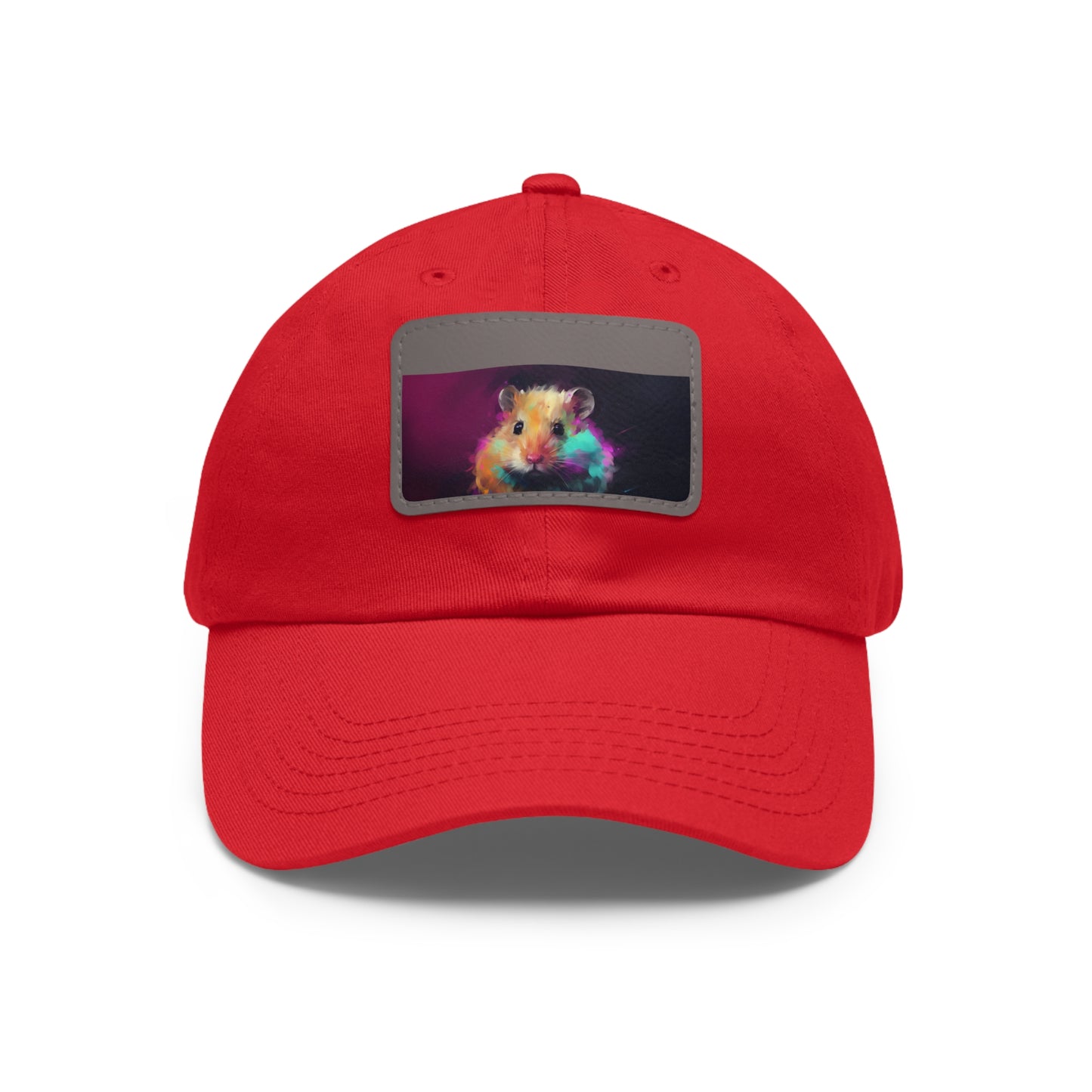 Neon Hamster Bliss Baseball Cap