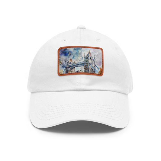 Vintage Watercolor Tower Bridge Cap