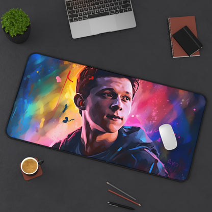 Tom Holland Neon Desk Mat | Desk Mat | Accessories, Back-to-School, Desk, Fall Bestsellers, Home & Living, Mouse pad, Mouse Pads, Mousepad, Seasonal Picks, Stationery, TikTok | Prints with Passion