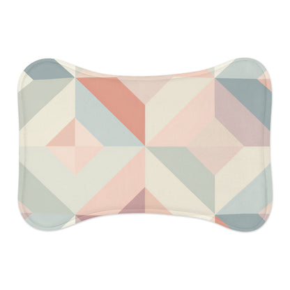 Chic Geometric Pet Feeding Mat