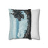 Steam Powered Dragon Curled on Mountain — 40×40 Cushion Cover — Sofa & Living Room Lifestyle View