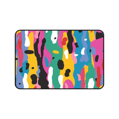 "Colorful Modern Abstract Bright Desk Mat - Office Decor Upgrade"