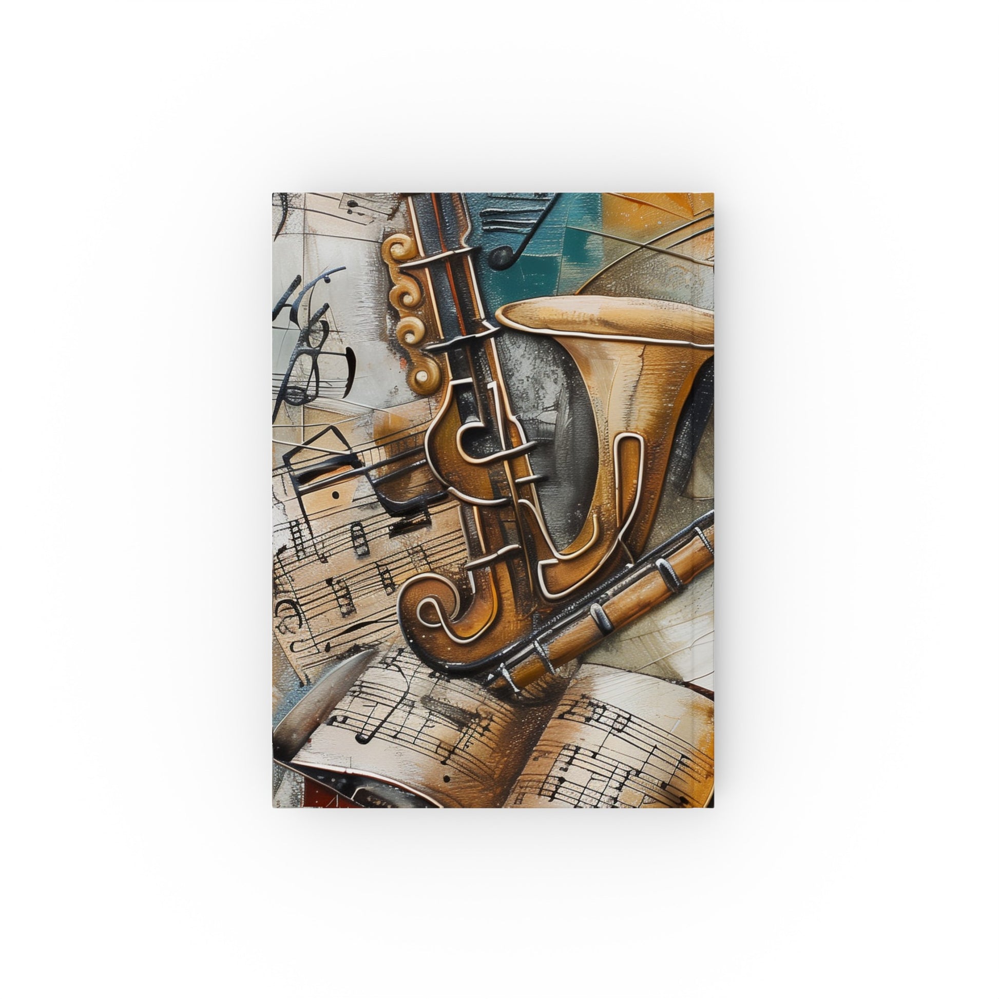 "Musical Interlude Journal - Elegant music-themed design for composing thoughts and dreams"