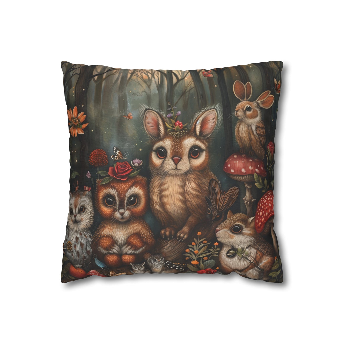 Woodland Friends Pillowcase | Pillow Cases | All Over Print, AOP, Bed, Bedding, Home & Living, Indoor, Pillow Case, Pillow Covers, Pillows & Covers, Sublimation | Prints with Passion