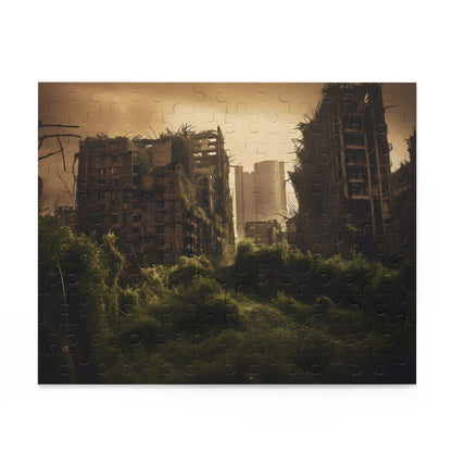 Twisted Cityscape Jigsaw Puzzle