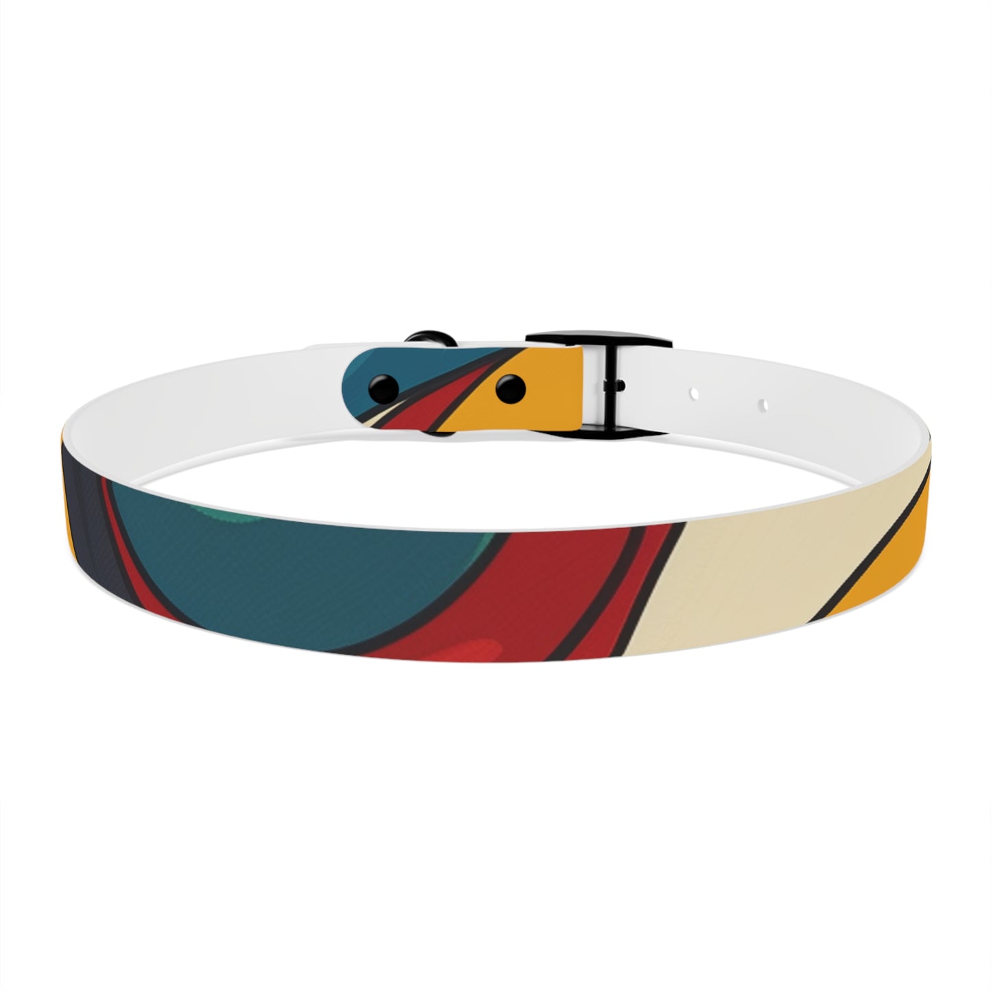 Retro Waves Dog Collar: Vibrant & Stylish