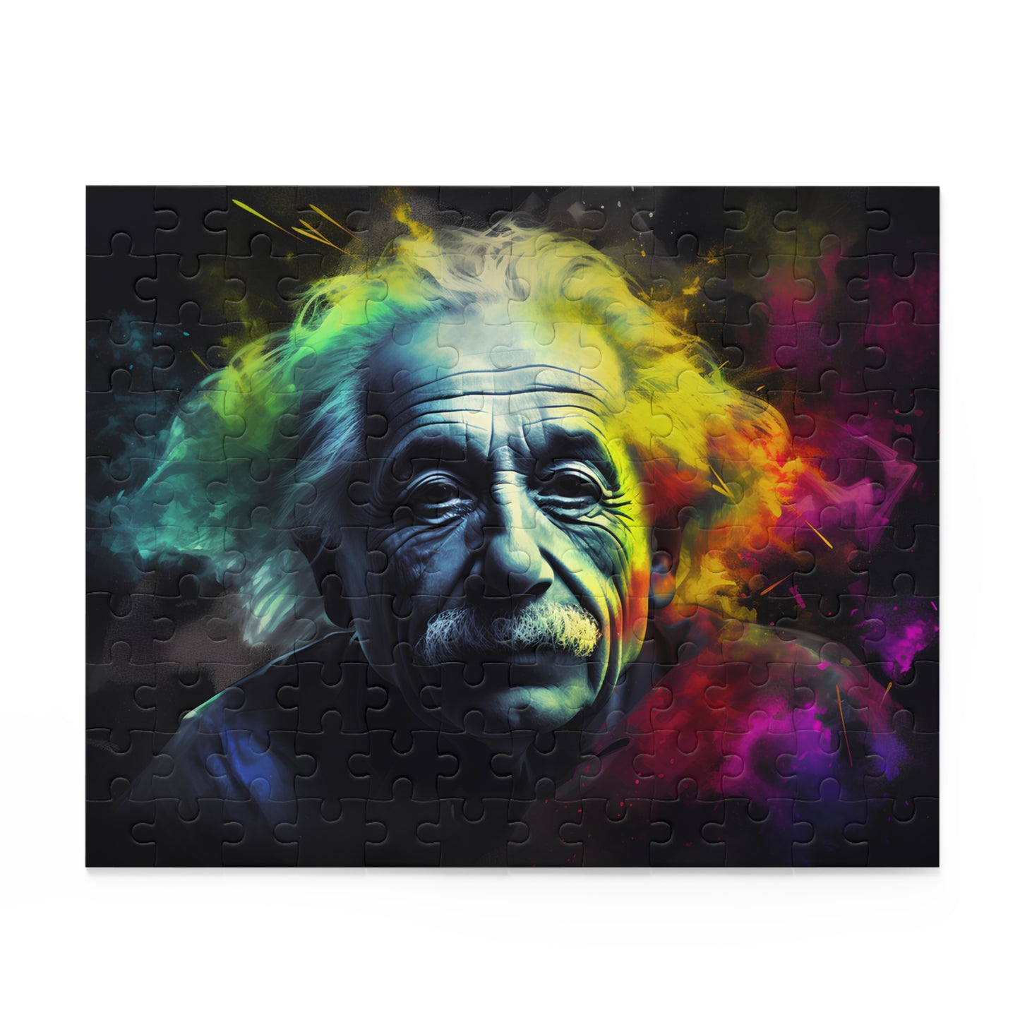 Neon Einstein Jigsaw Puzzle