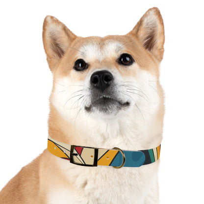 Retro Waves Dog Collar: Vibrant & Stylish