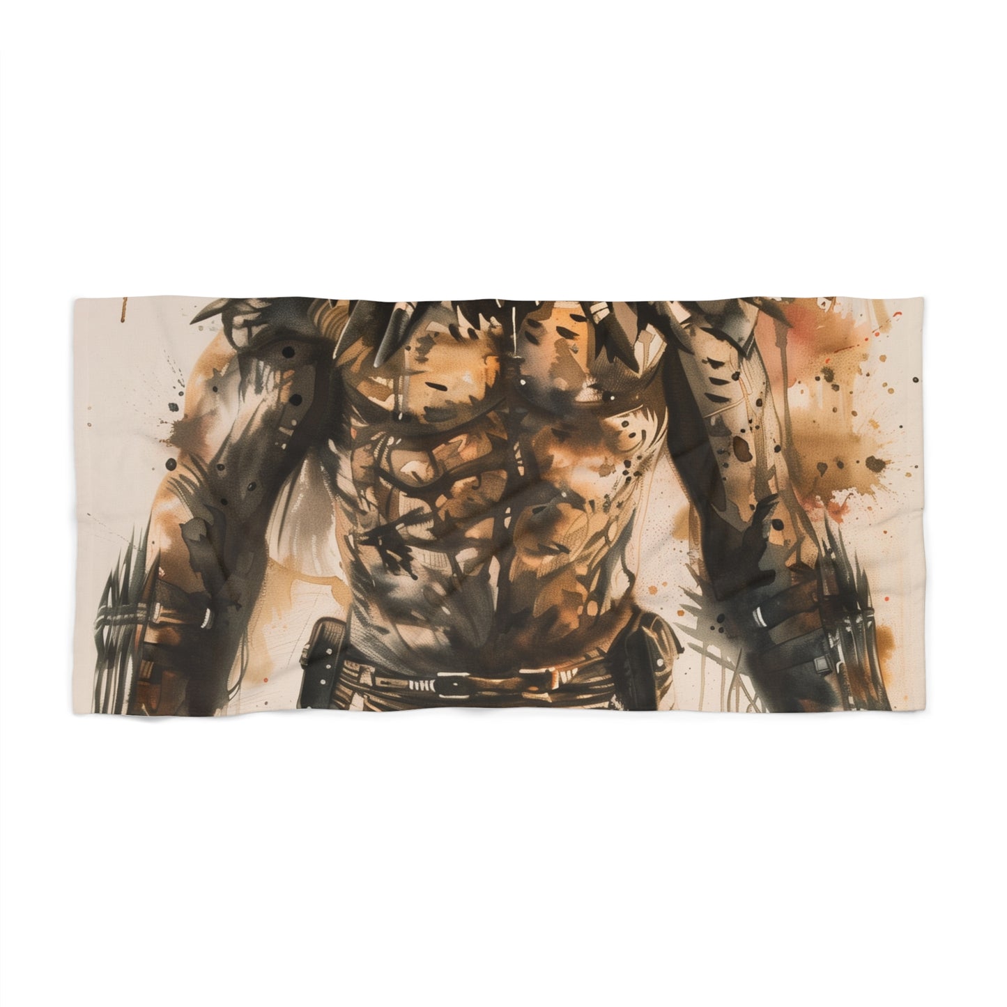 Stylish predator-inspired beach towel