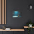 Monk Meditating in Underwater Cave — Canvas Wall Art — Product Detail View 5