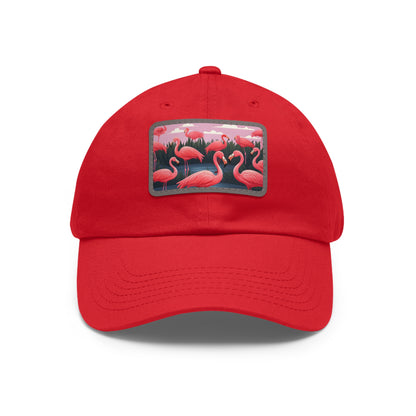 Flamboyant Flamingo Print Baseball Cap