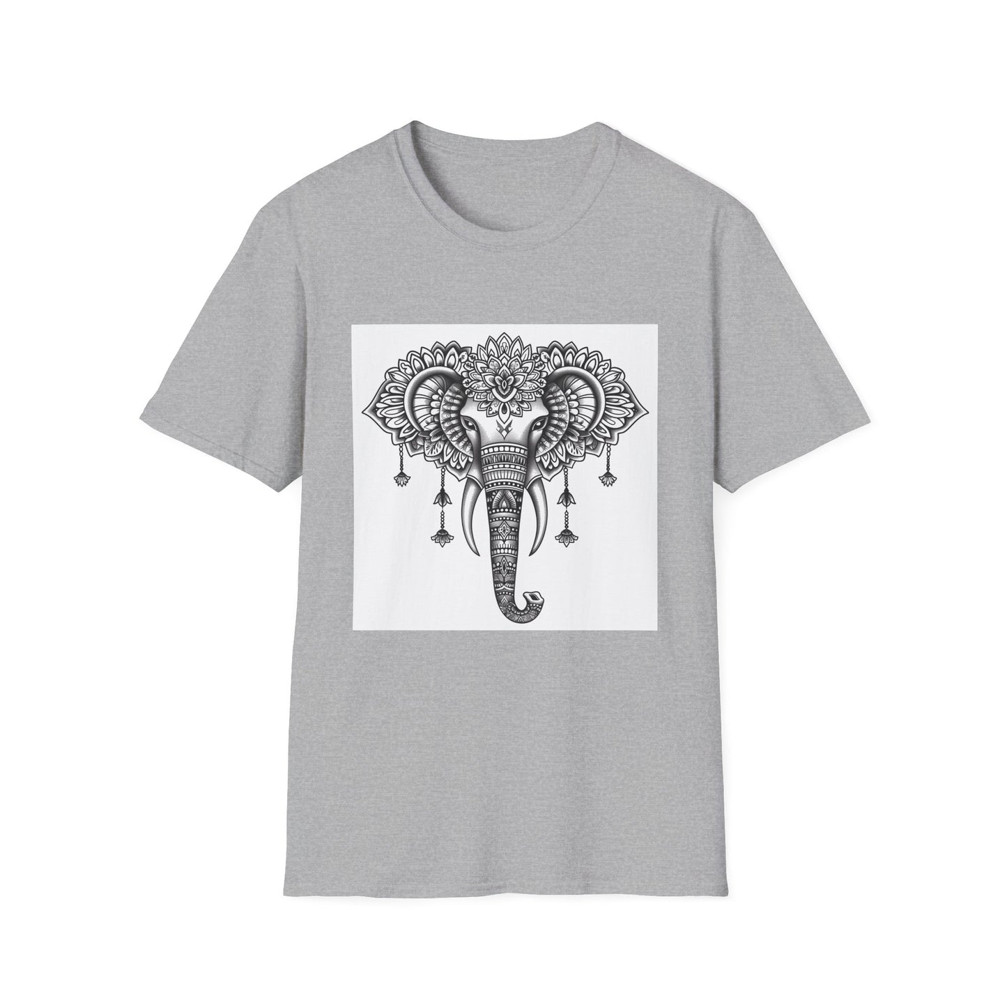 Soulful Journey: A Mandala Elephant of Wisdom and Grace