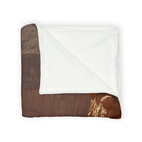 Mystic Key Floating over Canyon Altar Plush Fleece Throw Blanket