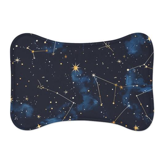 Starry Night Pet Feeding Mat