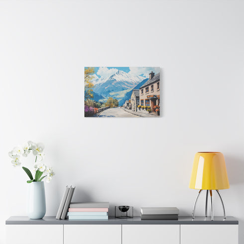 Snowdon Wales Fine Art — Canvas Wall Art — Kiln-Dried Pine Frame & Ready-to-Hang Back View