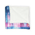 Digital Waterfall Cascading Across Skyline — Plush Fleece Throw Blanket — Product Detail View 5