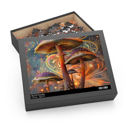 Trippy Mushroom Jigsaw Puzzle | Puzzle | Back-to-School, Fall Picks, Games, Holiday Picks, Home & Living, Puzzles, TikTok, Valentine's Day, Valentine's Day Picks | Prints with Passion