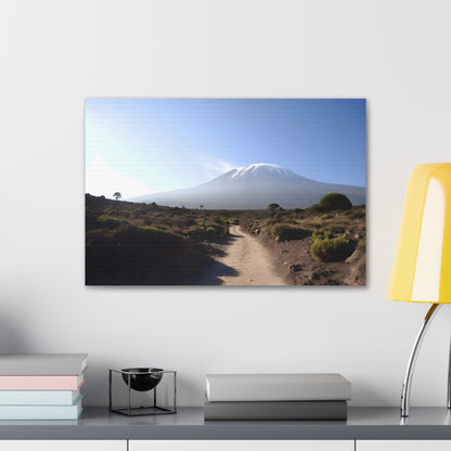 Sunny Mount Kilimanjaro Canvas Print