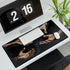 Surreal Hands Reaching Toward Light — XL & XXL Desk Mat — 3mm Non-Slip Natural Rubber Base Detail