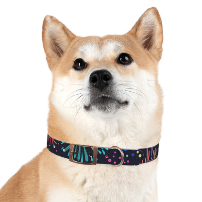 Festive Fireworks Dog Collar: Vibrant and Fun!