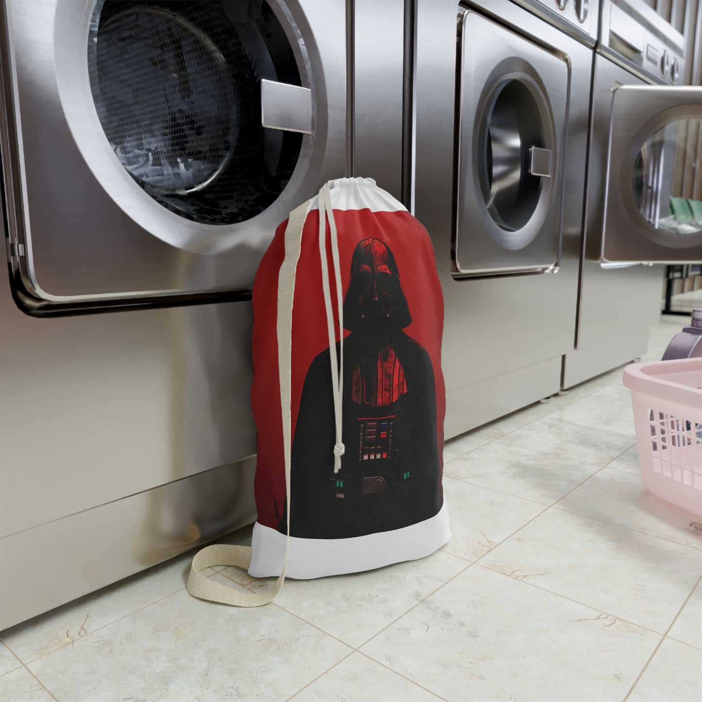 "Dark Side Darth Vader Laundry Bag - Stylish and Organized Laundry Solution"