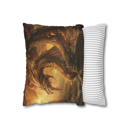 Dragon Dreams Pillowcase - Mythical Dragon Design - High-Quality and Comfortable - Perfect Gift