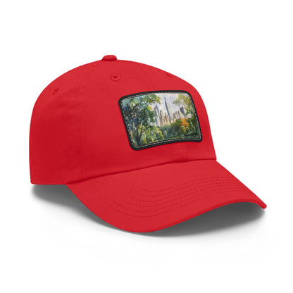 Central Park Watercolor Skyline Baseball Cap